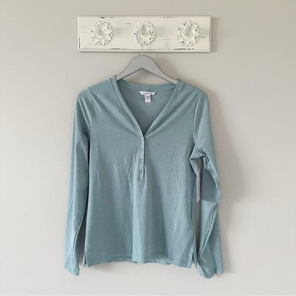 Athleta Uptempo Ribbed Henley Top NEW - Picture 1 of 8